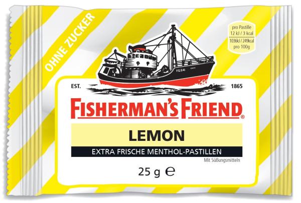 Fisherman's Friend - Lemon ohne Zucker 25g